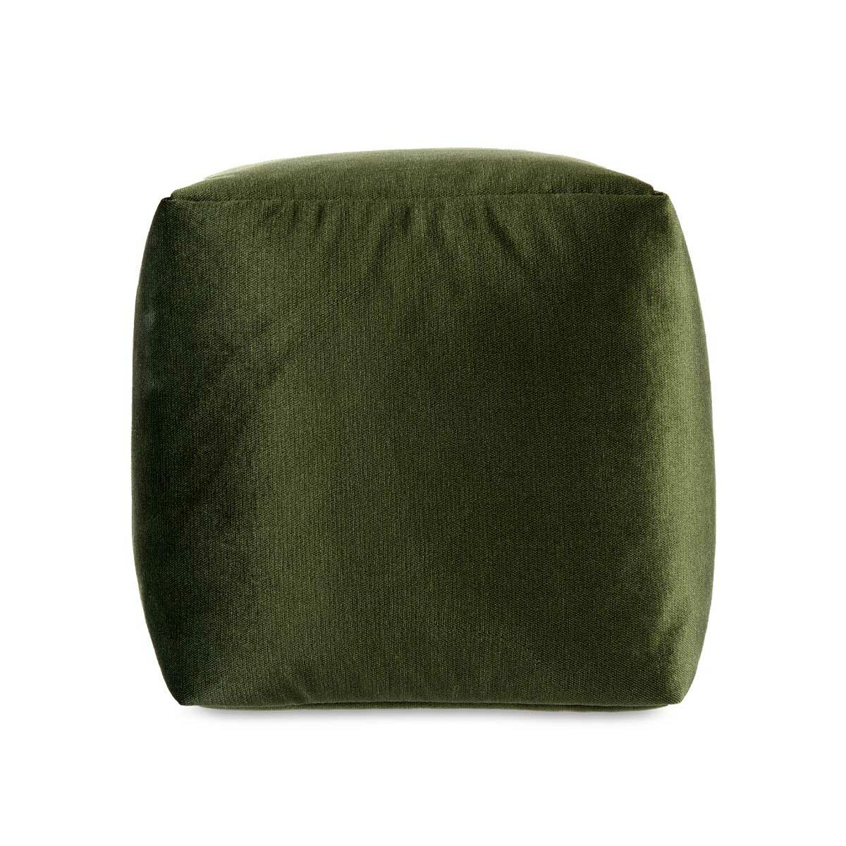 Puff Gift Decor grün polystyrol Samt (4 Stück)